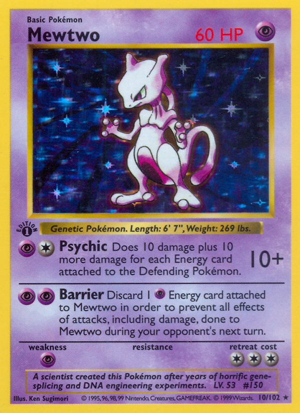 Base Set holo for grading reference