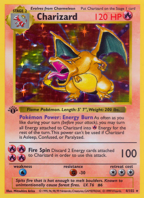Base Set 1st Edition stamp location