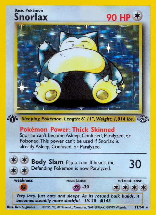 Jungle Snorlax holo