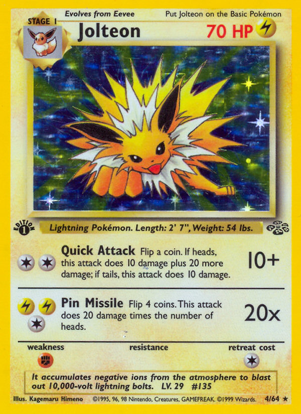 Jungle Jolteon holo