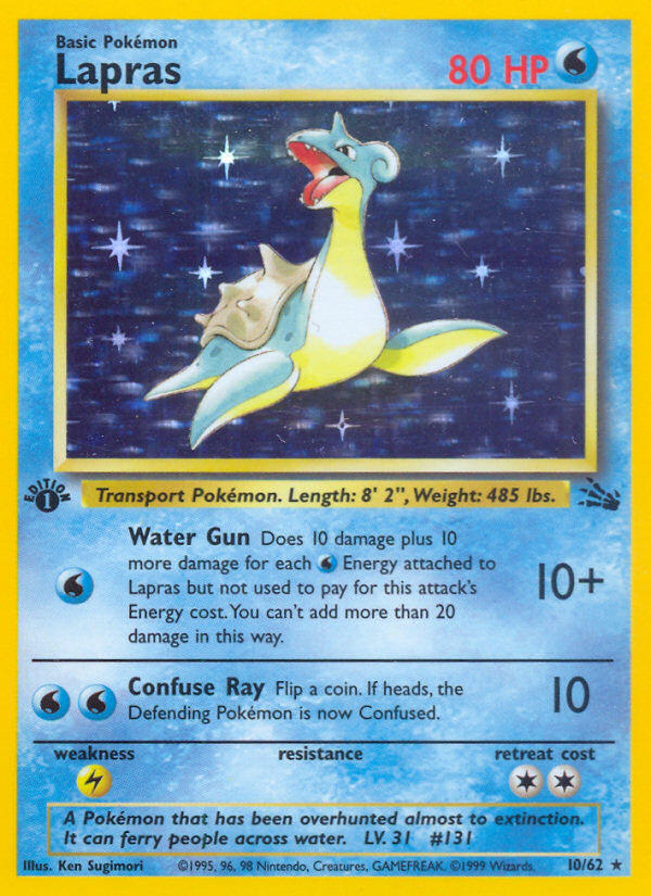 Fossil Lapras holo