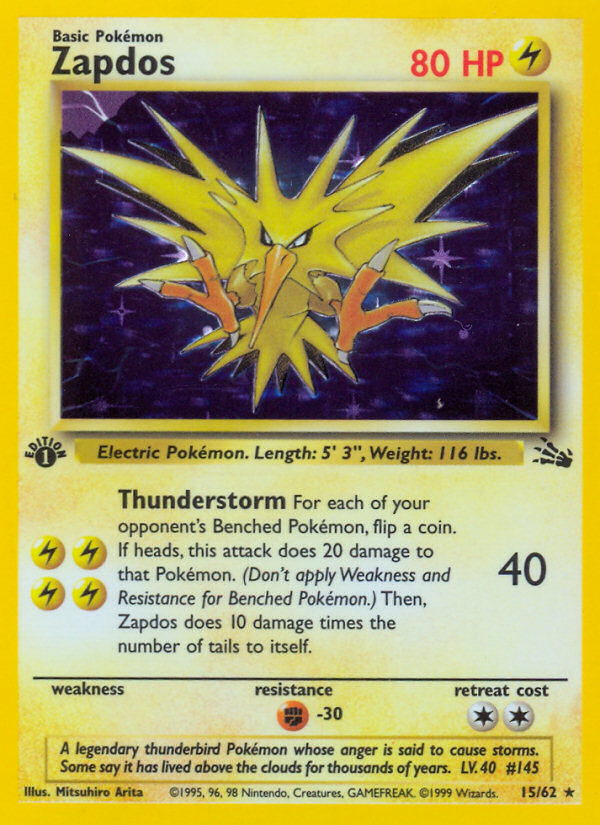 Fossil Zapdos holo
