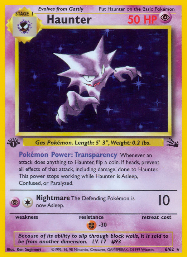 Fossil Haunter holo